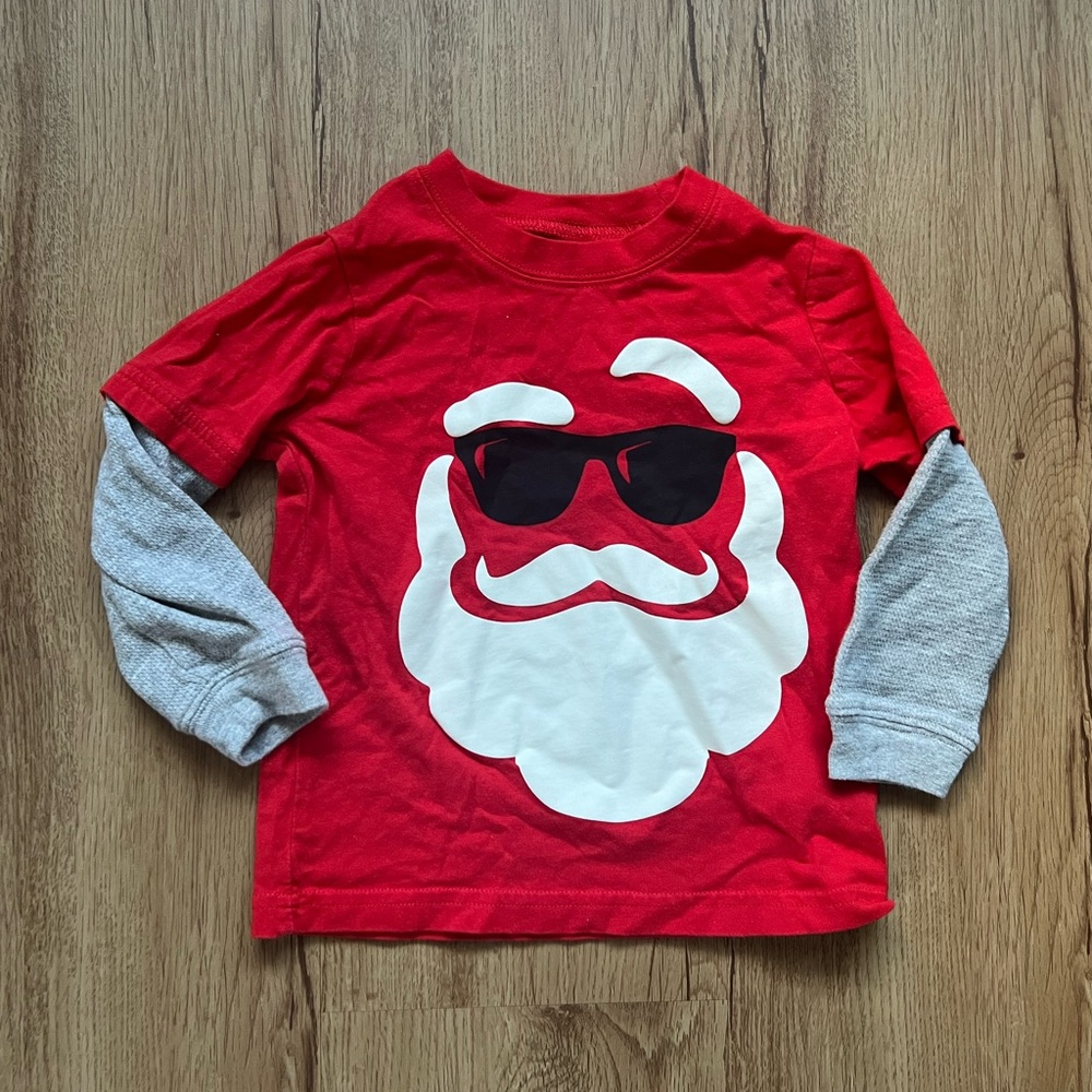 Carters Santa Tee